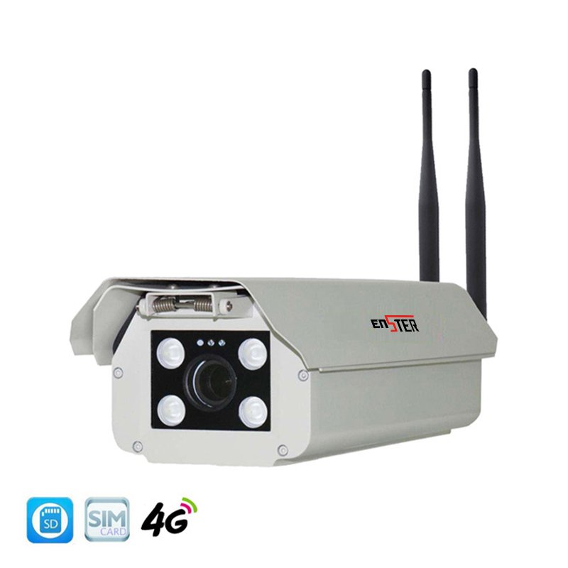 3G 4G SIM Card Outdoor Wireless IP Camera with 6-22mm lens