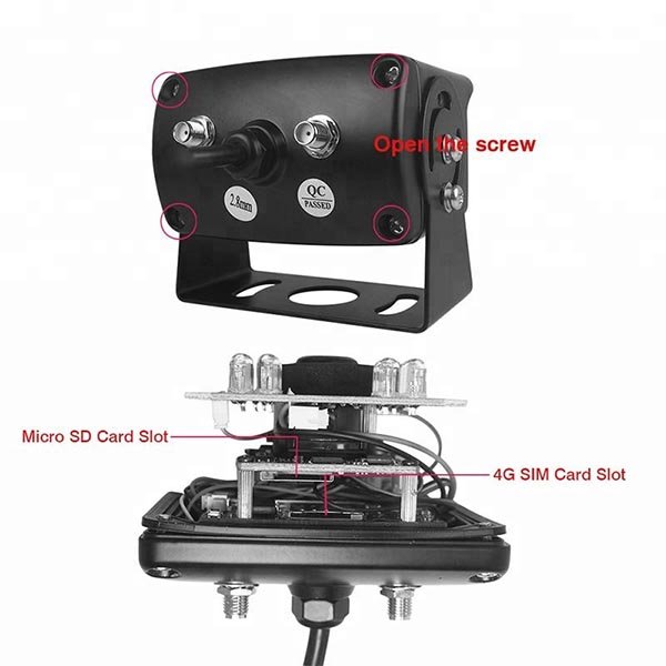 Security 3G 4G Mobile Remote Monitoring Live Video Vehicle Cellular Surveillance Car Camera