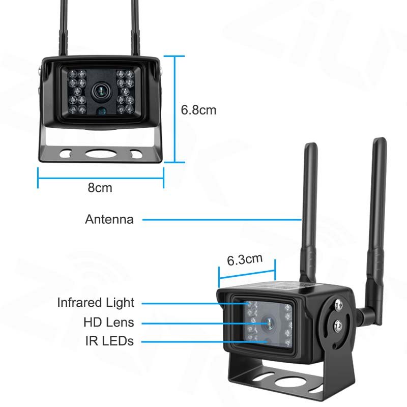 Security 3G 4G Mobile Remote Monitoring Live Video Vehicle Cellular Surveillance Car Camera