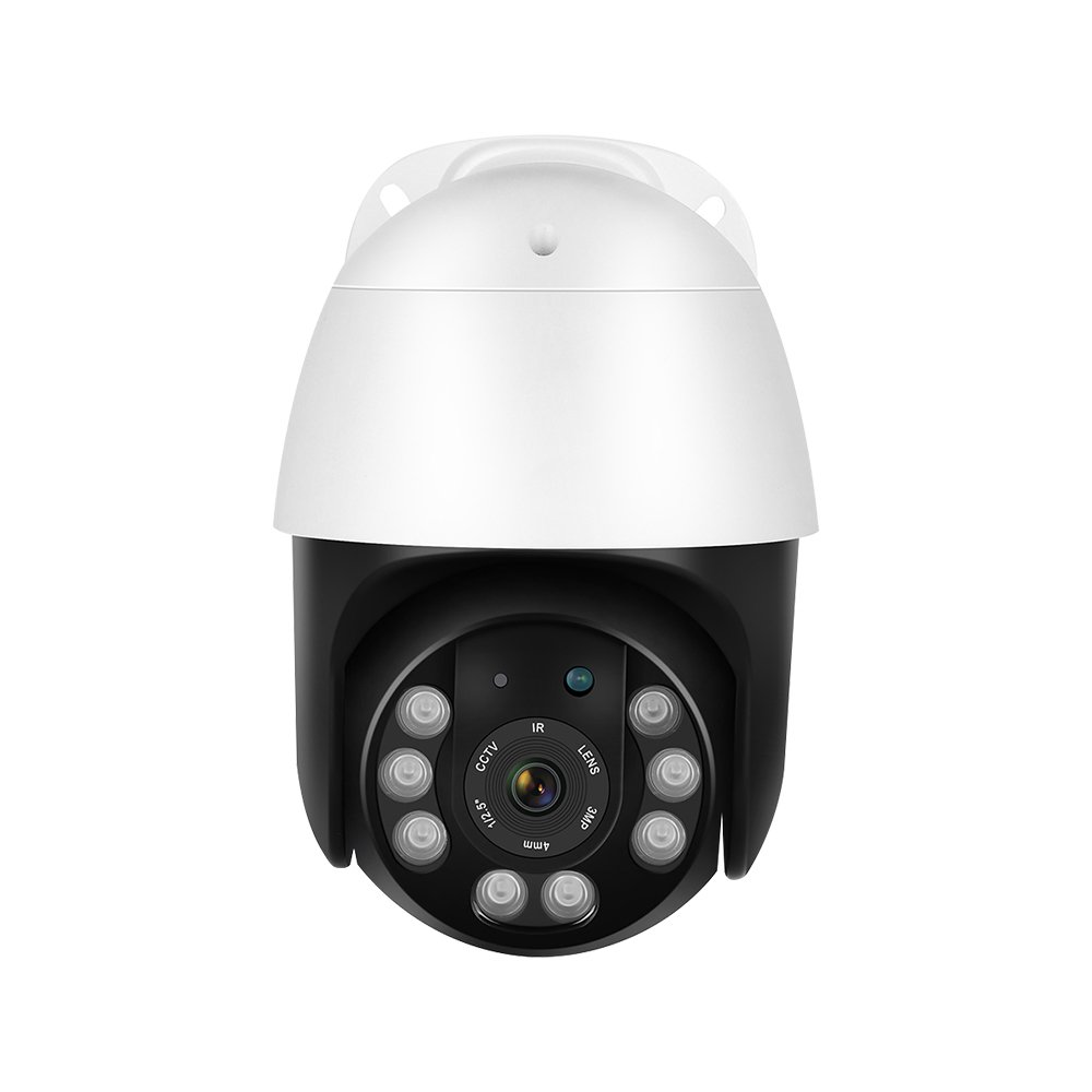 8MP 4K Ultra Low Light Full Color Night Vision IP PT Camera