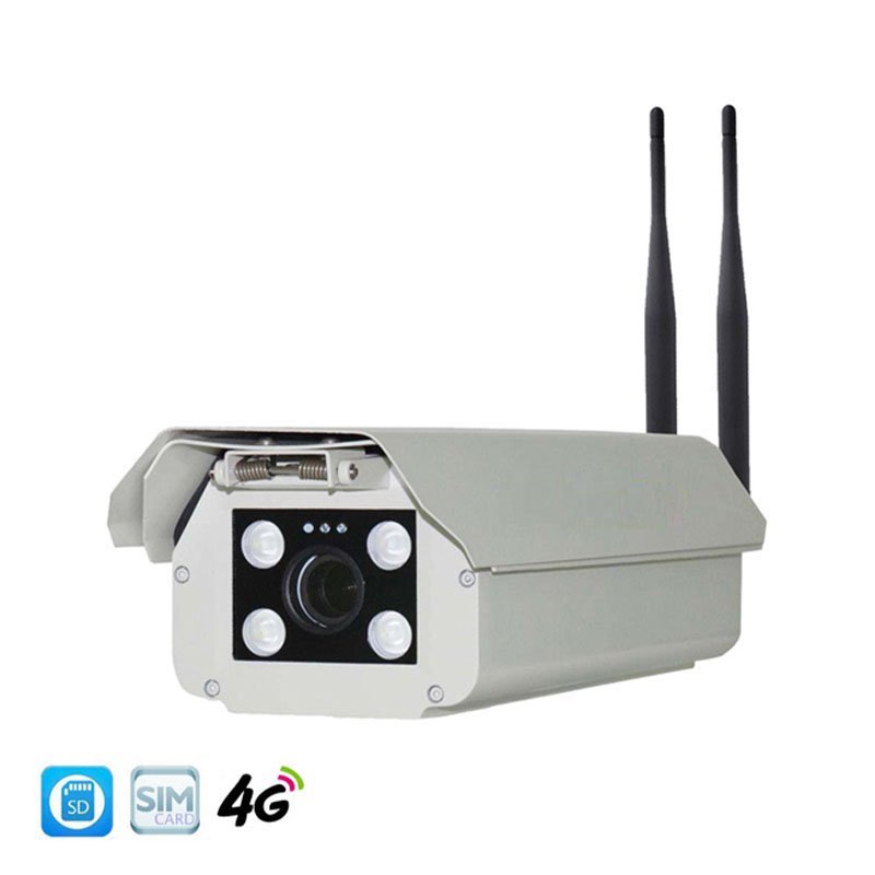 4G Sim Card 4MP ANPR Camera License Automatic Number Plate Recognition Car Vehicle IP Camera