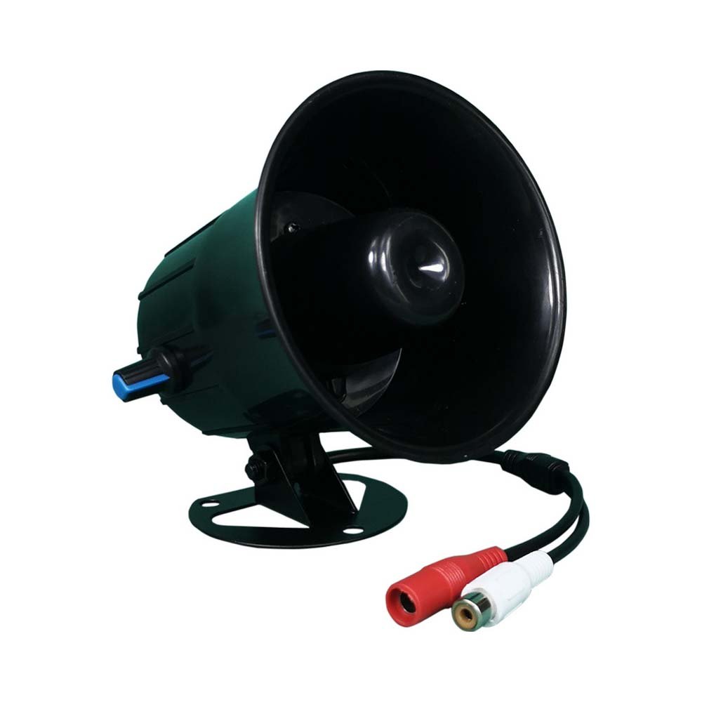 110dB DC 12V Wired Loud Horn Alarm 15W Antitheft Loudspeaker For CCTV Camera