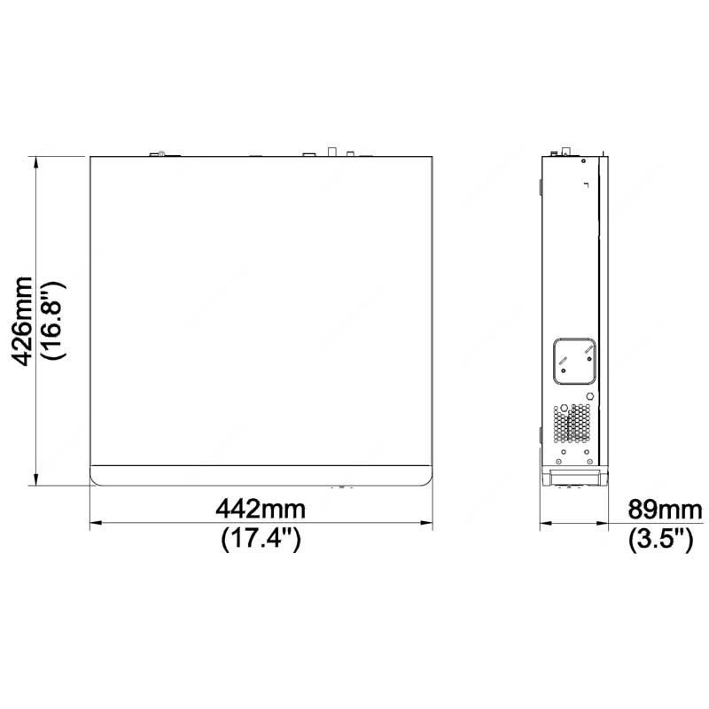 H.265 64 Channel ONVIF 4K NVR Support 8Sata HDDs Up to 10TB for Each HDD