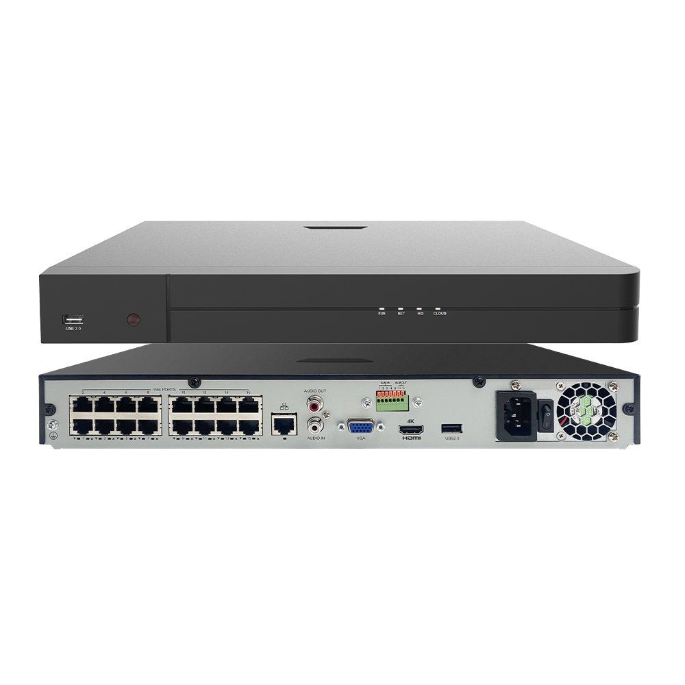 Support Ultra 265/H.265/H.264 video formats 8/16-channel input