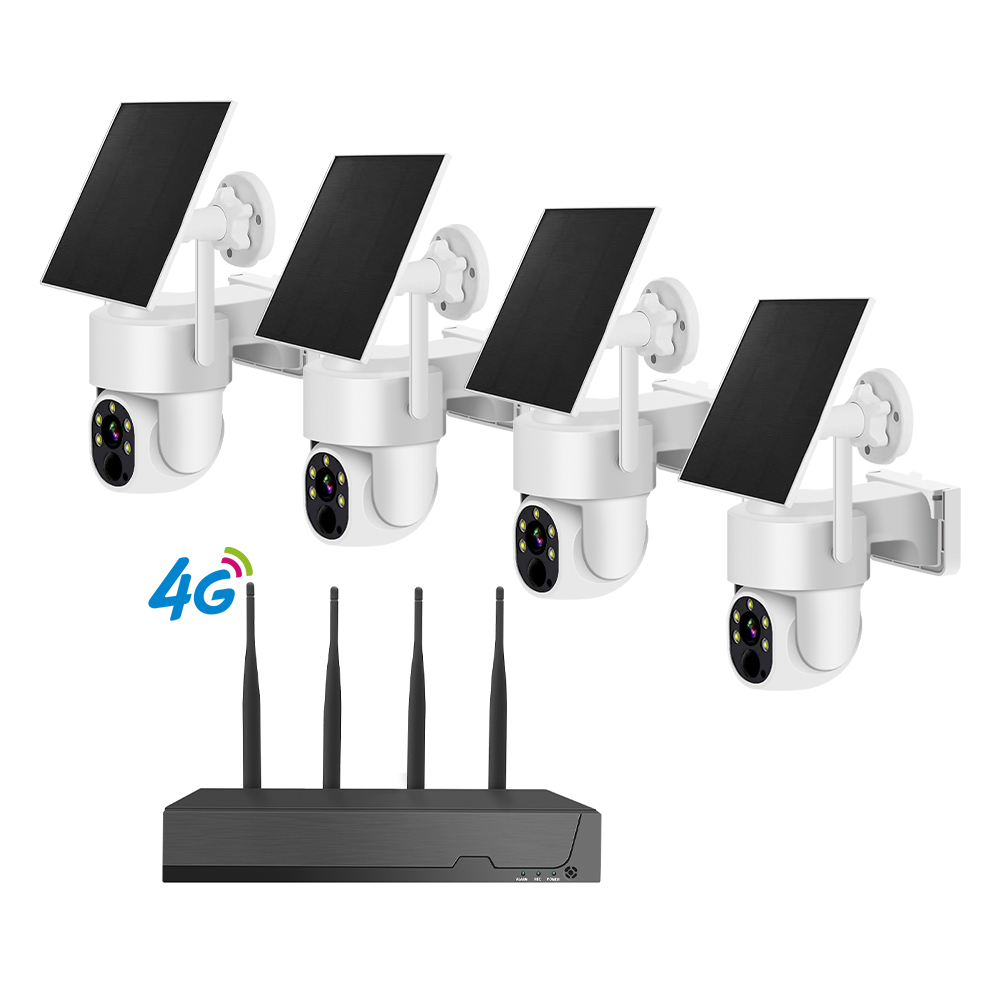 4 Channel WiFi CCTV System with 4G Wireless NVR