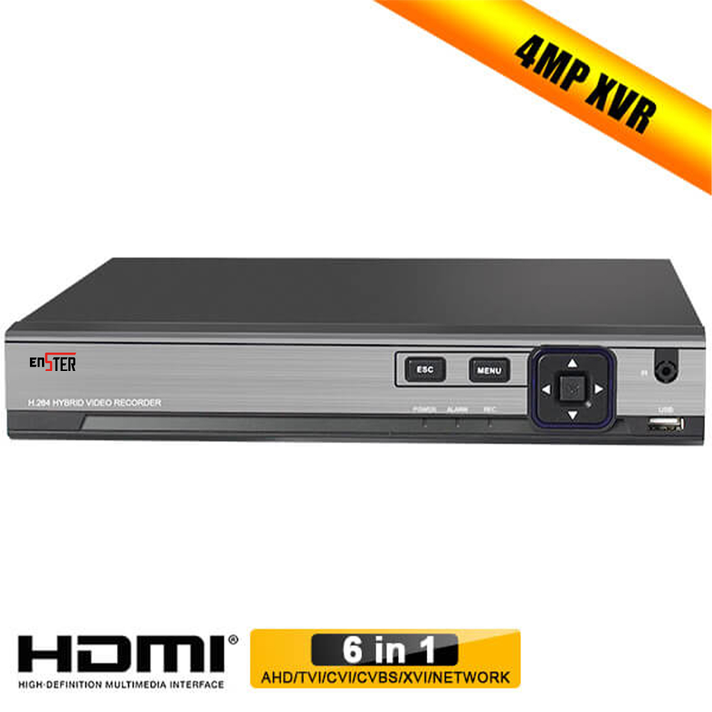 2K Digital 4 MP Super HD DVR Hybrid DVR Tribrid DVR Support 4MP Cameras