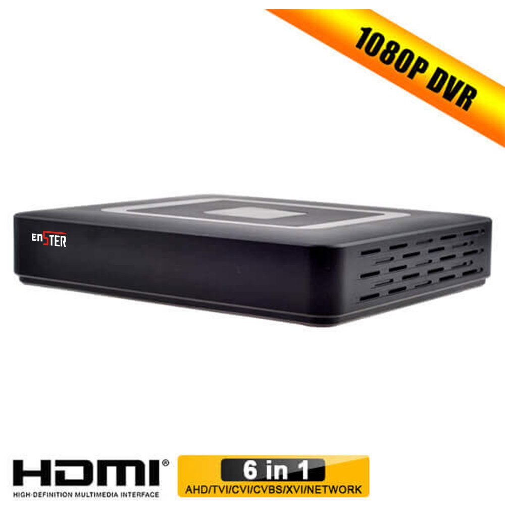 TV Video Recorder Enster with ONVIF Full HD Embedded LINUX Operating System 4 Channel