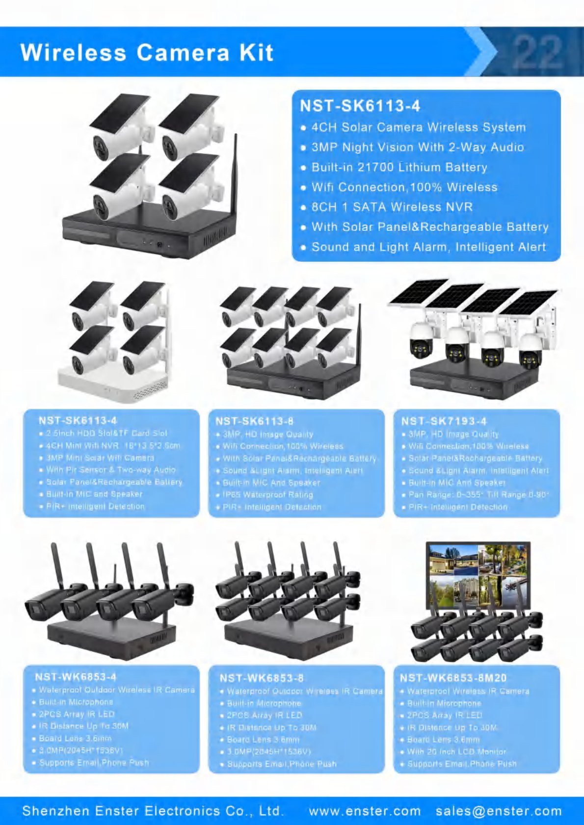 ENSTER 2026 CCTV Product Catalogue page 23