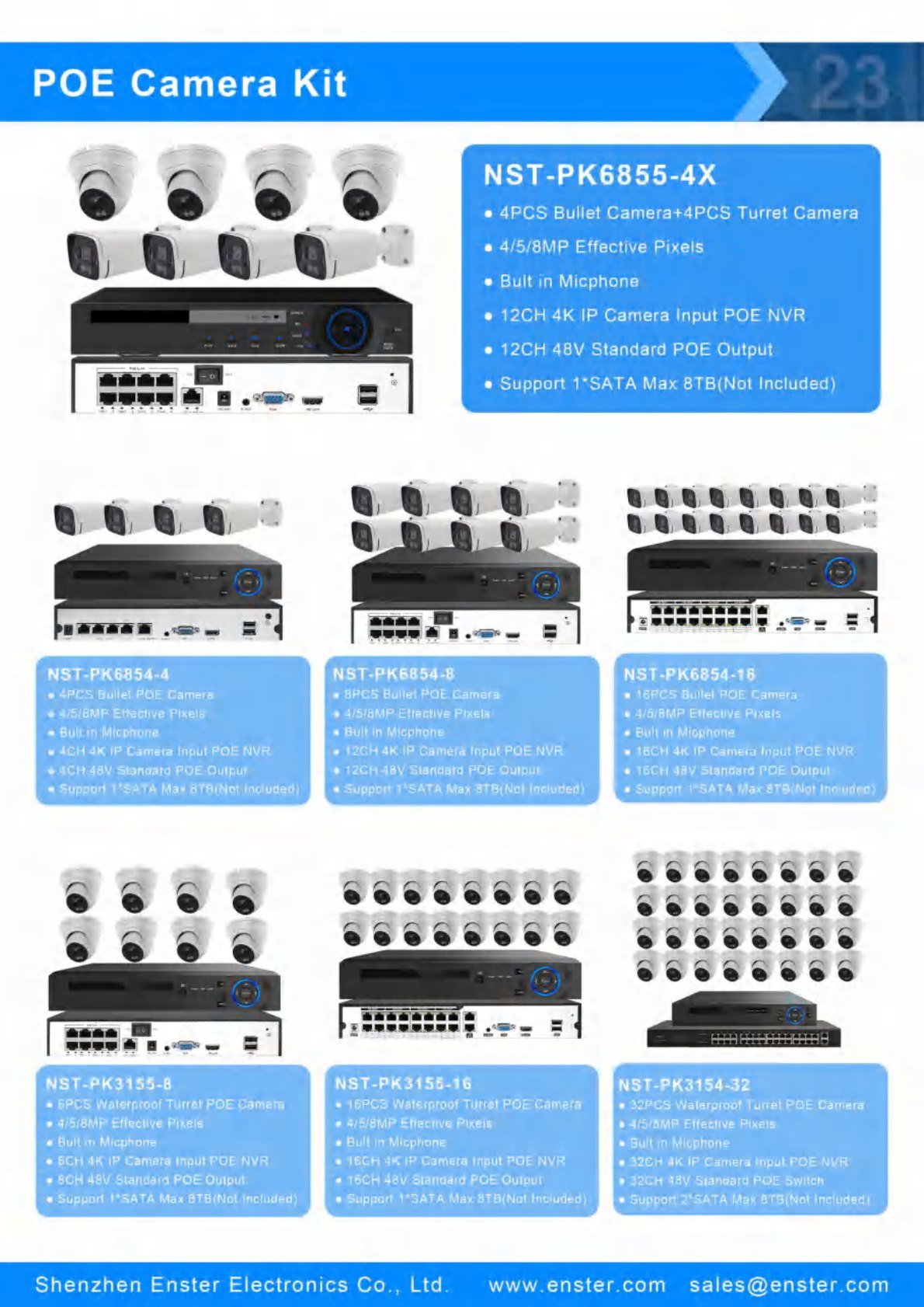 ENSTER 2026 CCTV Product Catalogue page 24