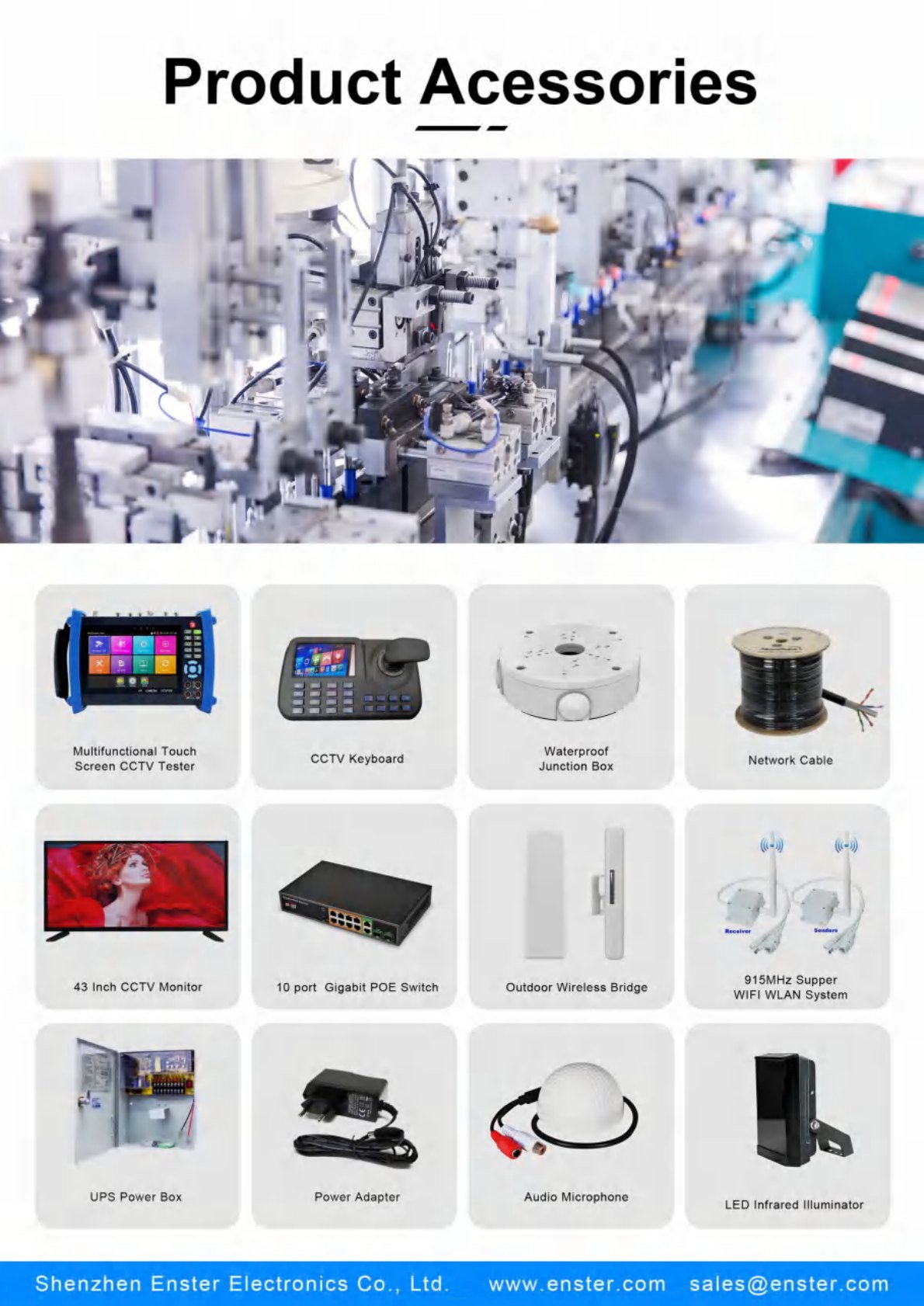 ENSTER 2026 CCTV Product Catalogue page 25