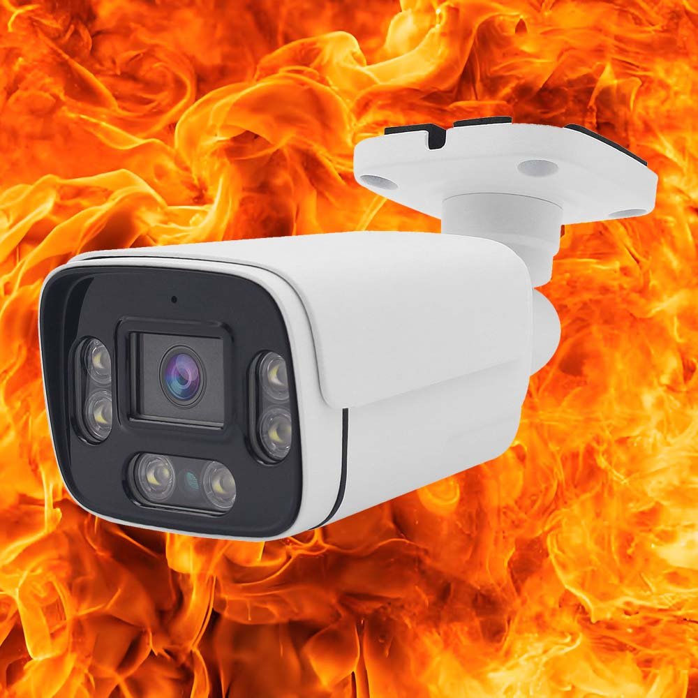 Flame Detection and Smoke Detection AI IP Camera