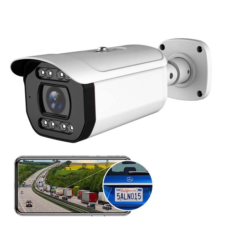 4MP LPR ANPR Camera License Automatic Number Plate Recognition Car Vehicle POE IP Camera System Parking Lot Road