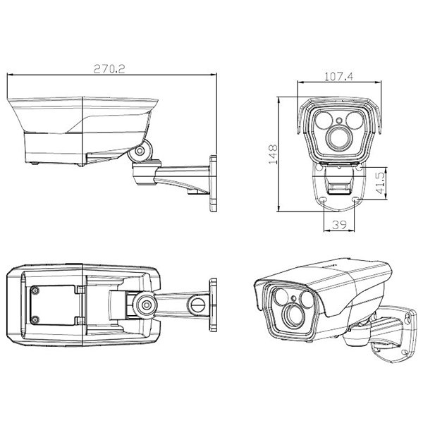 AHD Bullet Camera