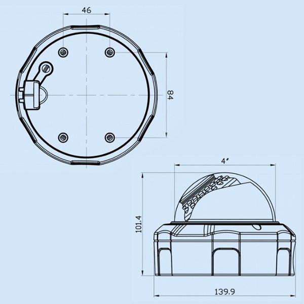 AHD IR Dome Camera