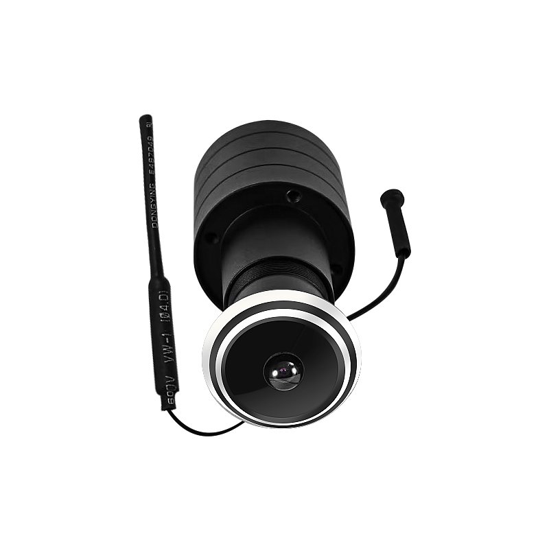 175 Degree Super wide angle Door hole Use Cat Eye Wireless IP Network Camera With Microphone