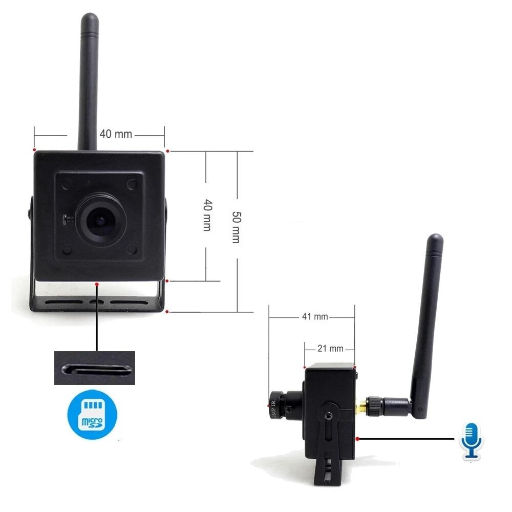 Mini Portable P2P WiFi IP Camera Indoor HD DV Hidden Spy Camera Security Support iPhone/Android Phone/ iPad /PC VIEW