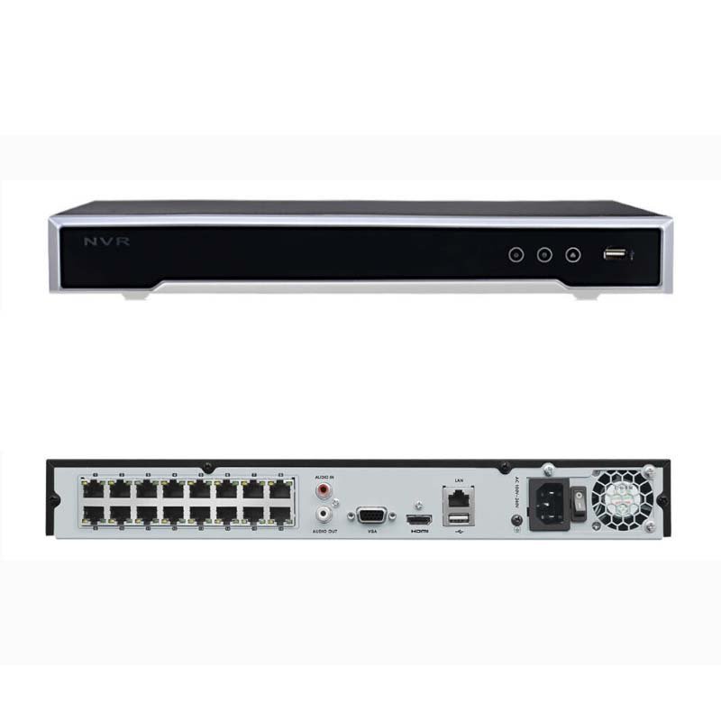 H.265 16 Channel PoE 4K 8MP Network Video Recorder NVR, Plug & Play, International Original English Version