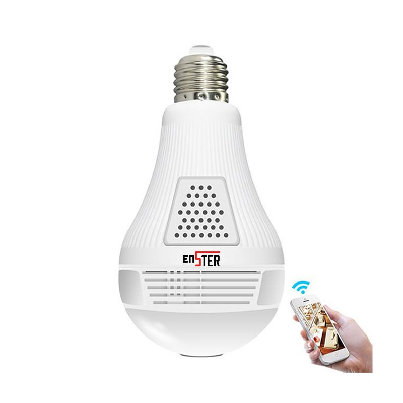 Bulb Type 360 Degree Panoramic WiFi Camera