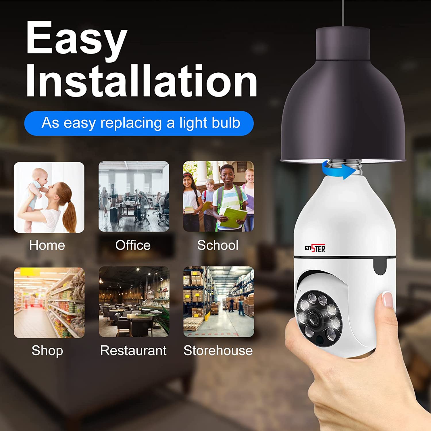 Quality TUYA wireless ptz camera Manufacturer | ENSTER