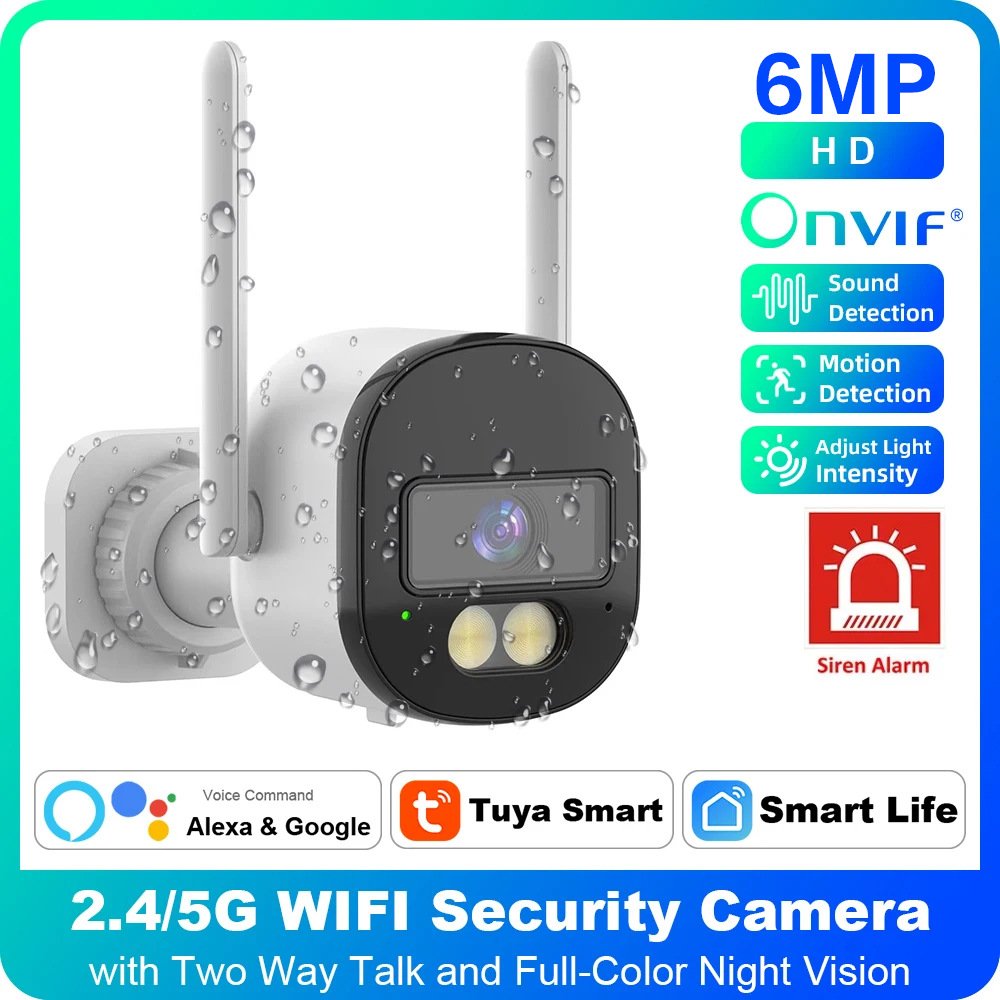 Tuya Smart WIFI Camera Home Security Surveillance CCTV Network Security IP Camera