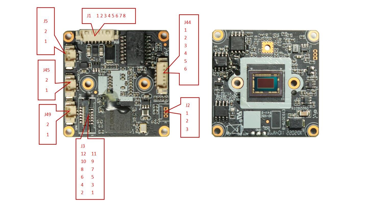 3.0M Black Light H.265 AI IP Camera Module