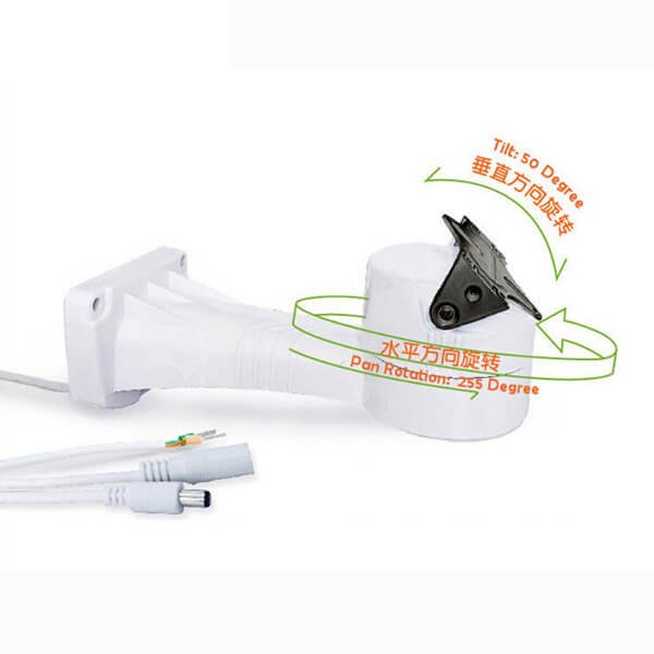 CCTV Bracket PTZ Electrical Rotating RS485 Connection Pan Tilt Rotation Motor Built-in ip camera