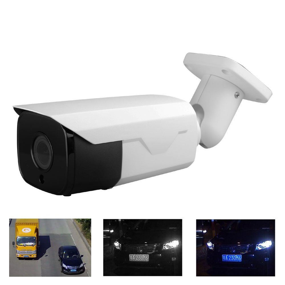 5MP Motorized Zoom Highlight Compensation HLC Night Vision License Plate Capture IP Camera