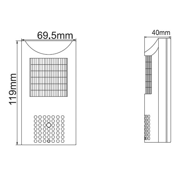 1/2.8 Inch SONY Hidden Camera with 48 Units IR LED 3.7mm Lens Wide Angle View Super Small Pinhole Camera