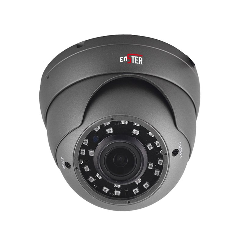 2MP Outdoor Dome Security Camera with Night Vision and 2.8-12mm Varifocal Lens