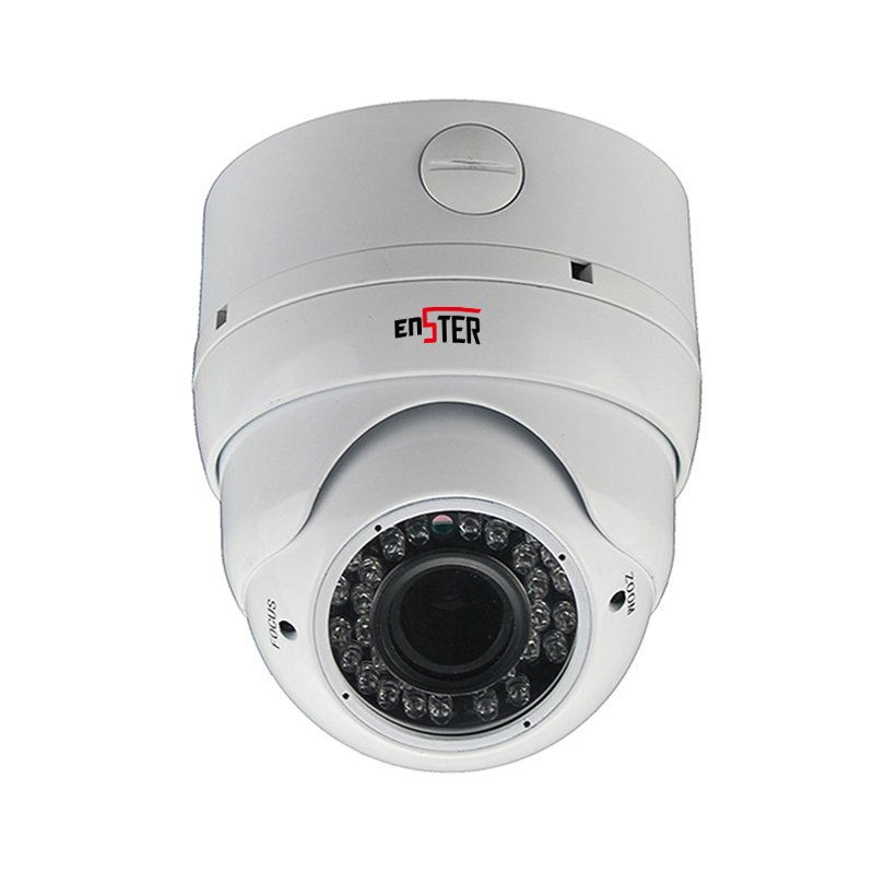 Dome High Defination 1080P Dome Security Camera 2.8-12mm Varifocal Lens Long Range IR Night Vision IP66 Outdoor Rated