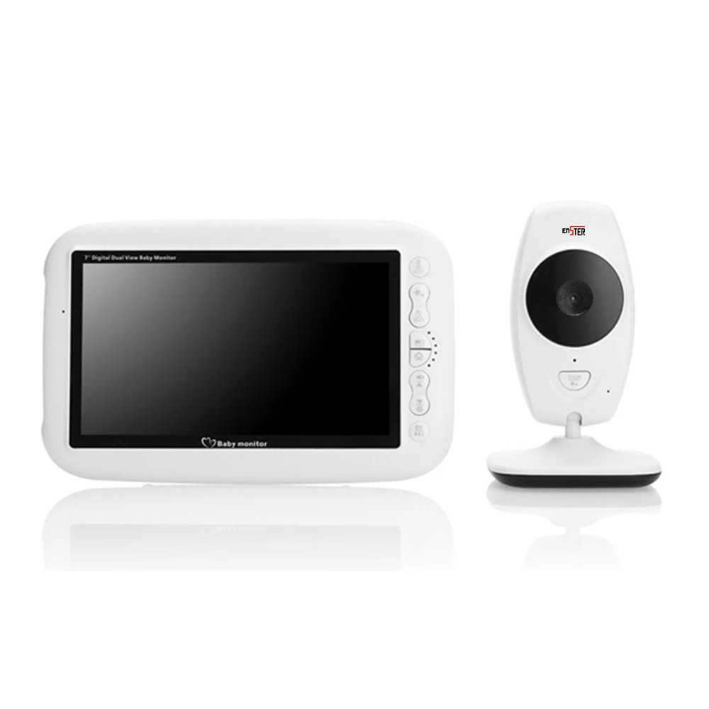 7 Inch LCD Display Screen Night Vision Child Care Device Wireless Baby Camera Monitor Baby Security Camera