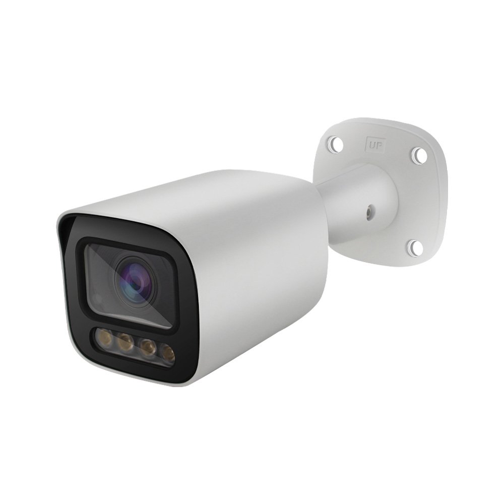 24 Hours Full time Color 8MP Outdoor Security POE Colorvu Camera With Micphone and Support Hik Protocol