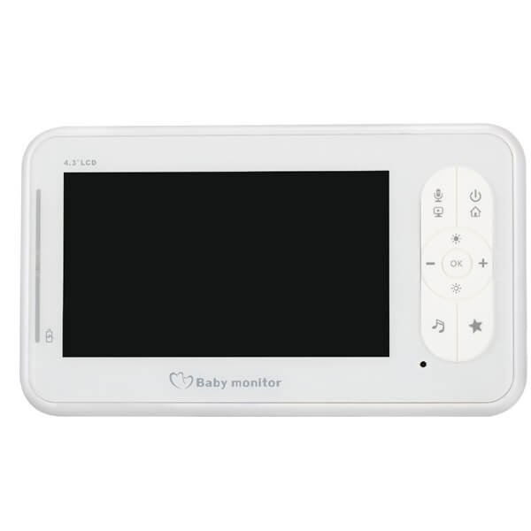 4.3 Inch HD LCD Audio Night Vision Temperature Baby monitr