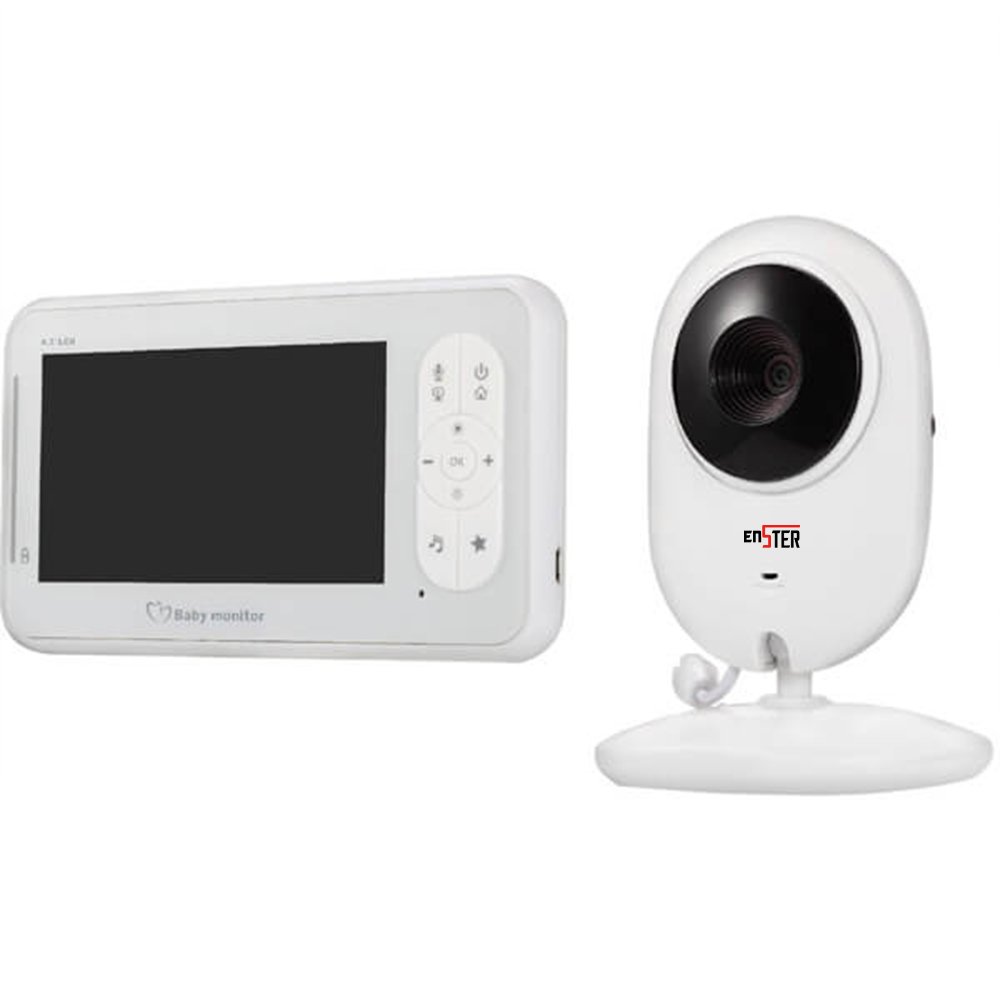 4.3 Inch HD LCD Audio Night Vision Temperature Baby monitr