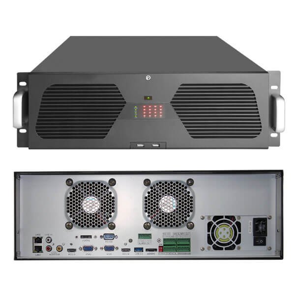 H.265 64 Channels 8MP 3U 16 HDD NVR With ONVIF RTSP Standards NVR-A1664 64ch 8MP NVR Support AEeye P2P Cloud Service