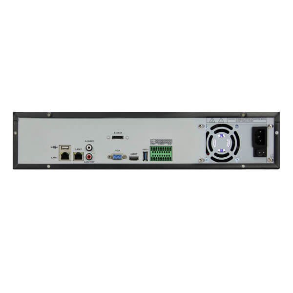 CCTV System 64CH NVR Enster H.265 8 Sata NVR Series With Embedded Linux Full HD Network Backup USB Hard Disk NST-NVR8164H 8MP 2U 9 HDD NVR