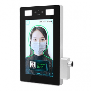 7-Inch HD LCD Screen Multi-Point Non-Touch Human Body Temperature Measurement Thermal Wrist Camera ​Mask Detection