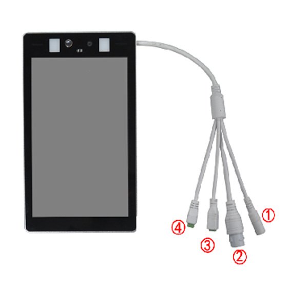 Face recognition and Temperature Detection AI Smart Camera With 8 Inch Lcd Screen