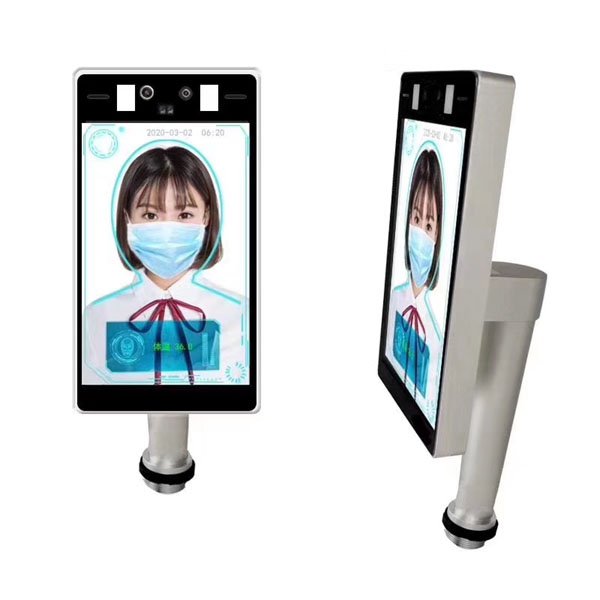 Face recognition and Temperature Detection AI Smart Camera With 8 Inch Lcd Screen