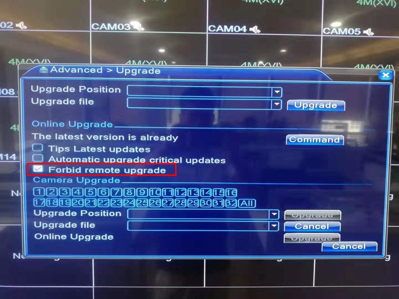 Solution of The XMEYE DVR/NVR's Auto Upgrade Problem.