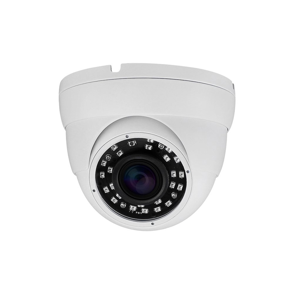 Motorized 4X Zoom Autofocus Vandalprool Metal Dome IP Camera