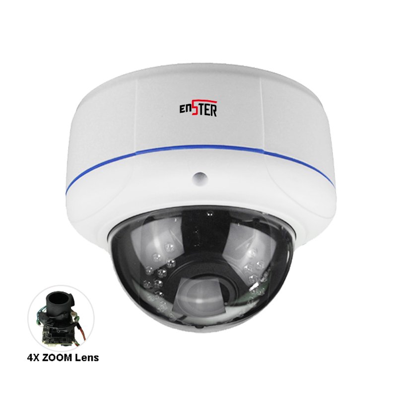 2.0MP Motorized Lens 2.8-12mm, SONY Sensor, HD 1080P Outdoor Dome Camera