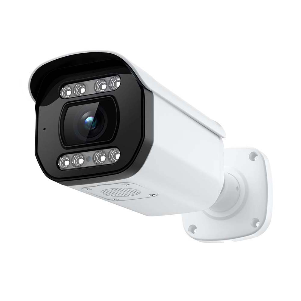 8MP 5-50mm Motorized Auto-Focus Remote Zoom Lens Ultra 4K HD H.265 IP PoE Bullet Security Camera
