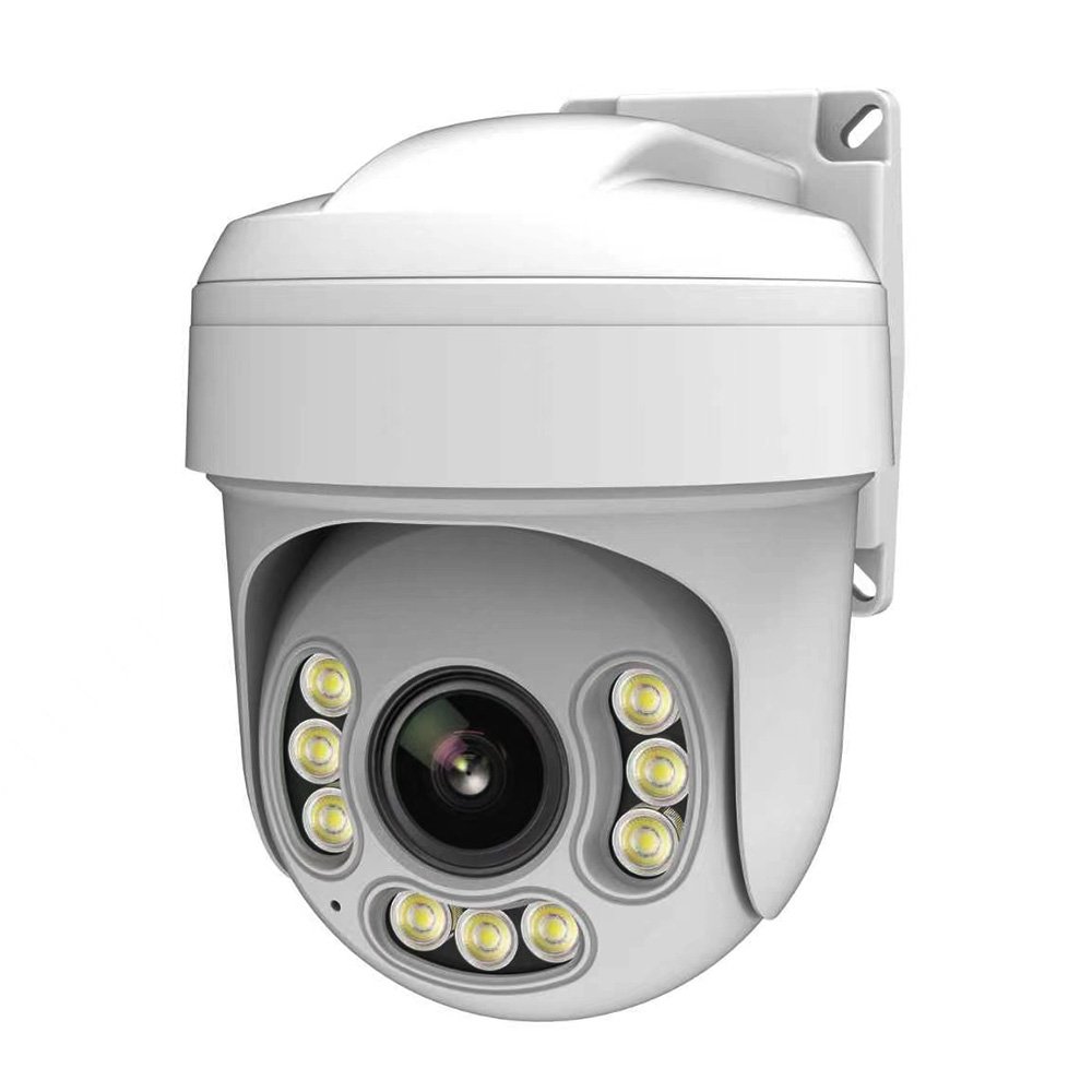 8MP 5X Optics Zoom Two Way Audio PoE IP PTZ Camera Full Color Night vision Waterproof Outdoor Network Security Camera