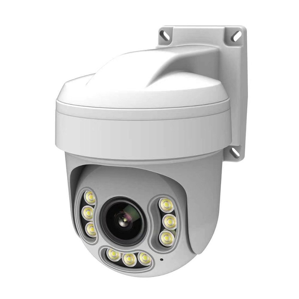 8MP 5X Optics Zoom Two Way Audio PoE IP PTZ Camera Full Color Night vision Waterproof Outdoor Network Security Camera