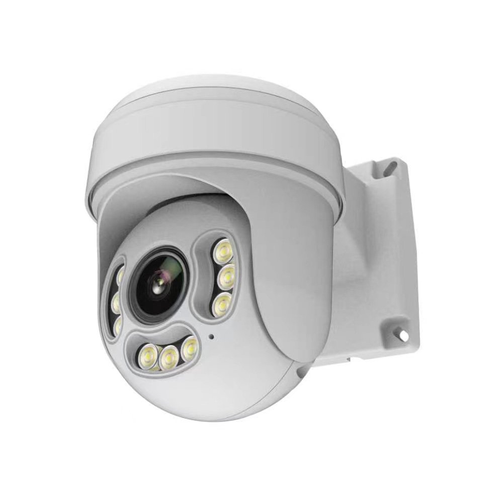 8MP 5X Optics Zoom Two Way Audio PoE IP PTZ Camera Full Color Night vision Waterproof Outdoor Network Security Camera