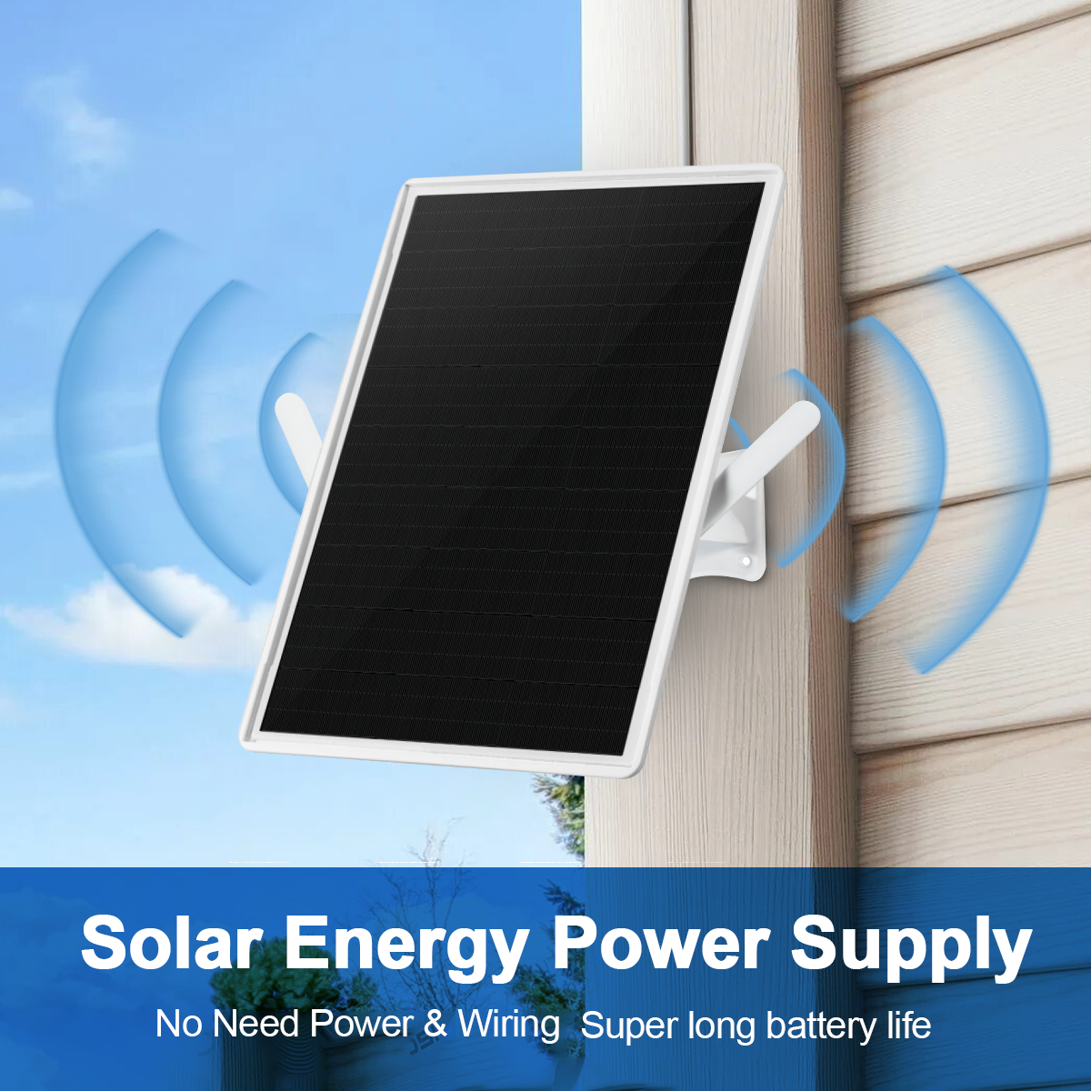 Outdoor Solar-powered WiFi repeater covering a radius of 100-200 meters