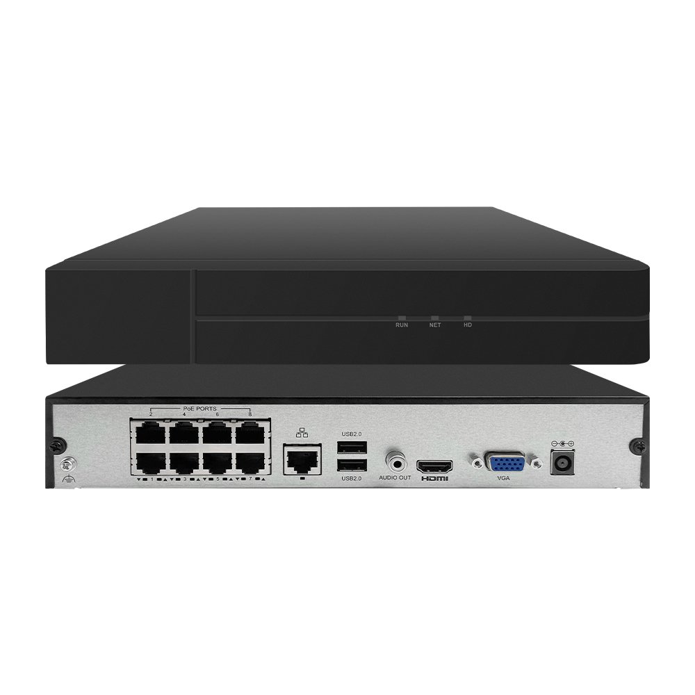 Support Ultra265/H.265/H.264 video formats 8/16-channel input