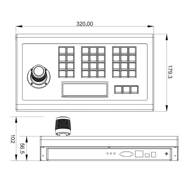 CCTV Joystick Keyboard Controller