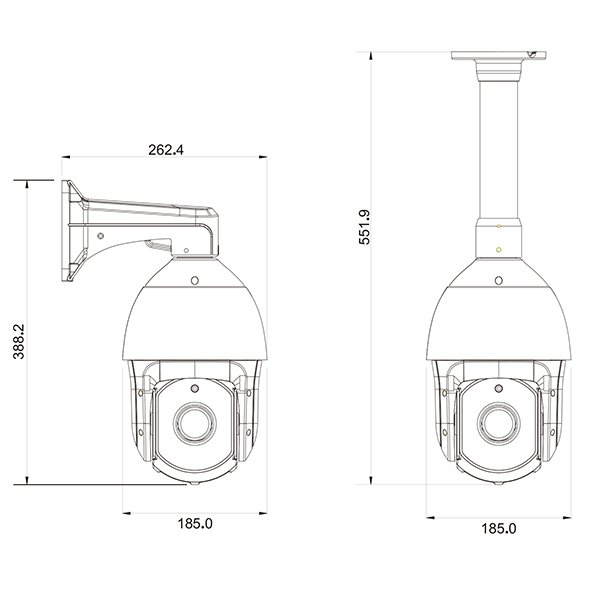 IR High Speed IP Dome Camera